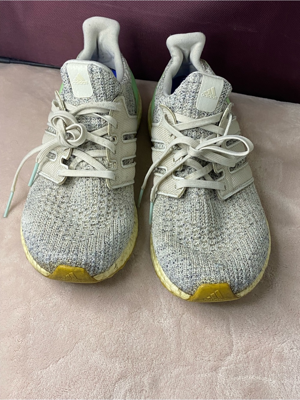 Adidas Ultra Boost 4.0 Grey Mint women size 8